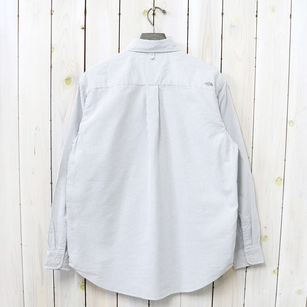 THE NORTH FACE PURPLE LABEL『Button Down Striped Field Shirt』(Asphalt Gray)