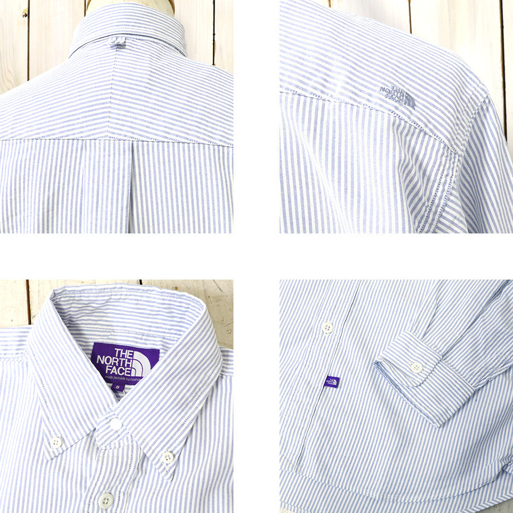 THE NORTH FACE PURPLE LABEL『Button Down Striped Field Shirt』(Sax)