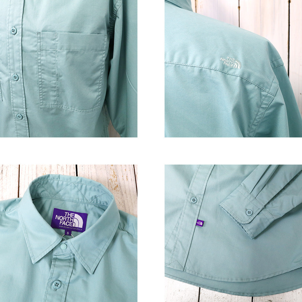 THE NORTH FACE PURPLE LABEL『Double Pocket Field Work Shirt』(Mint Green)
