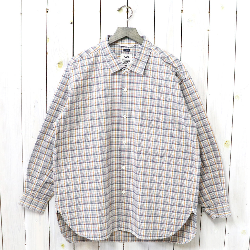 nanamica『Cotton Silk Euro Check Shirt』(Sunset) – Reggieshop