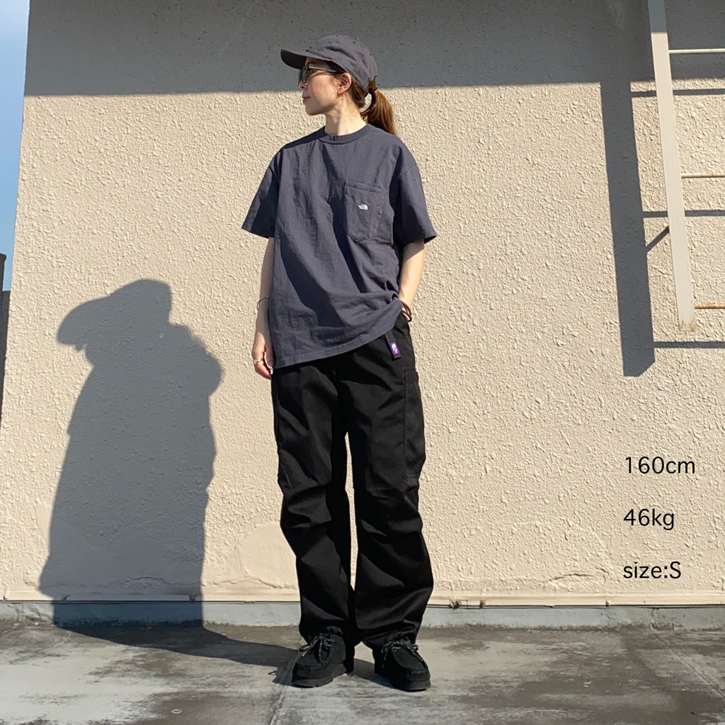 THE NORTH FACE PURPLE LABEL『7oz Pocket Tee』(Asphalt Gray/Off White)