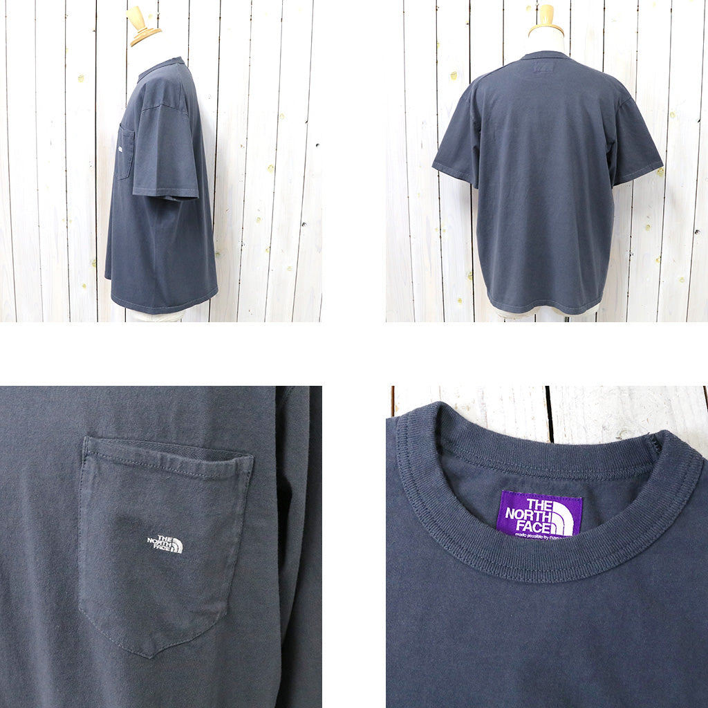 THE NORTH FACE PURPLE LABEL『7oz Pocket Tee』(Asphalt Gray/Off White)