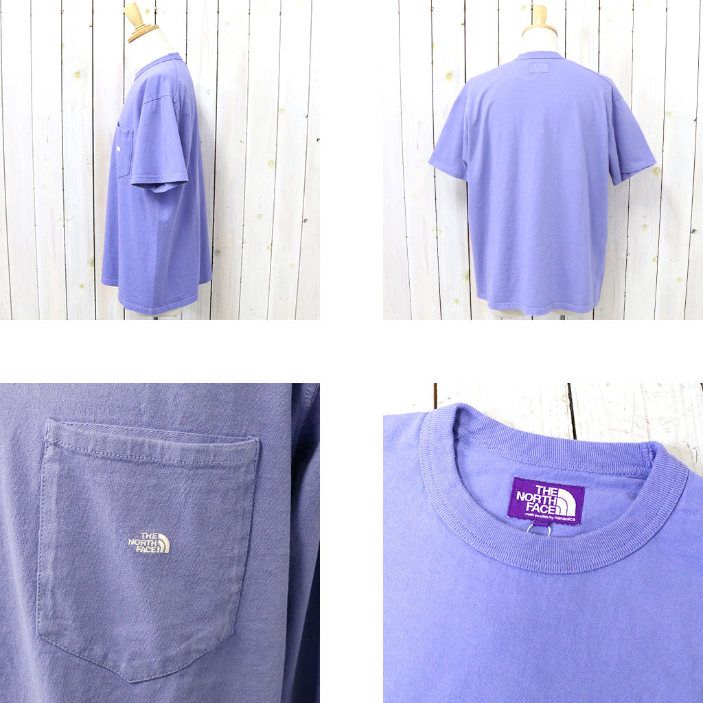 THE NORTH FACE PURPLE LABEL『7oz Pocket Tee』(Smokey Purple/Off White)