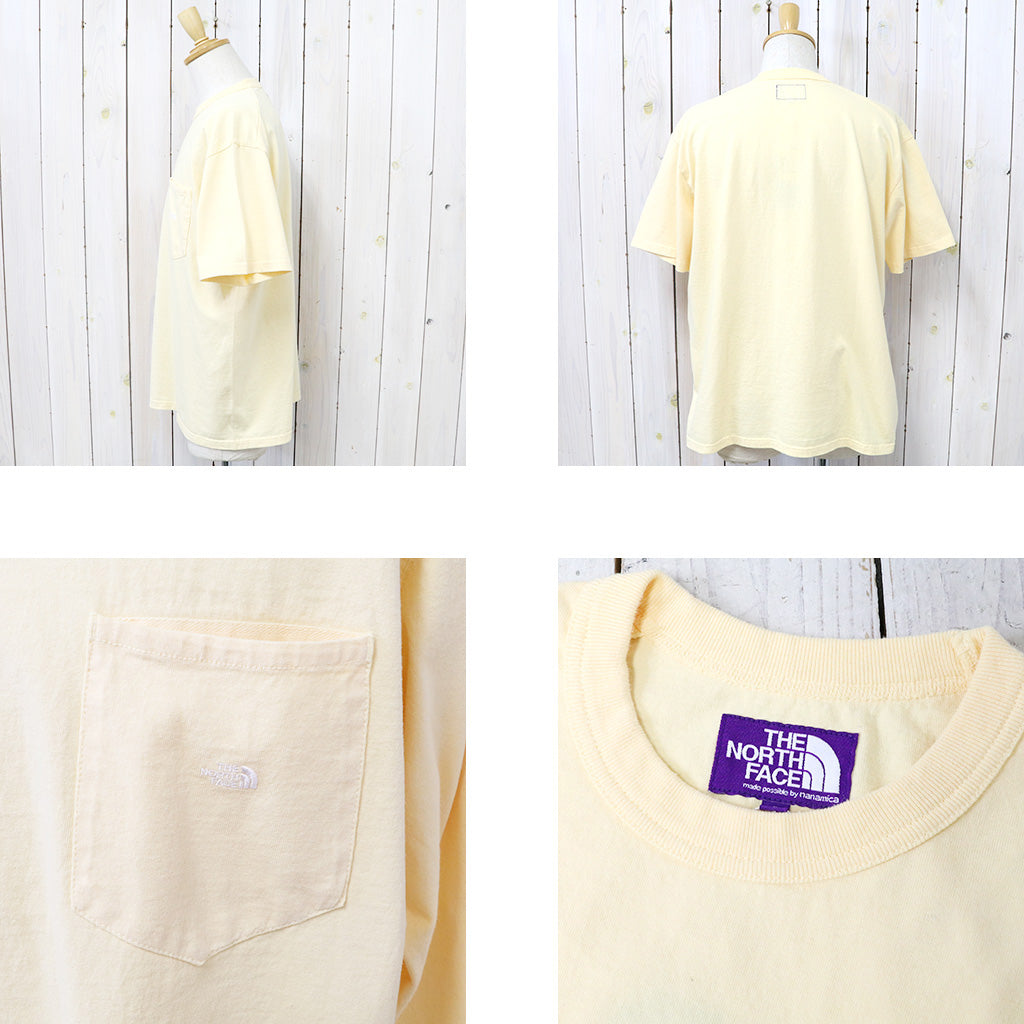 THE NORTH FACE PURPLE LABEL『7oz Pocket Tee』(Butter/Off White)