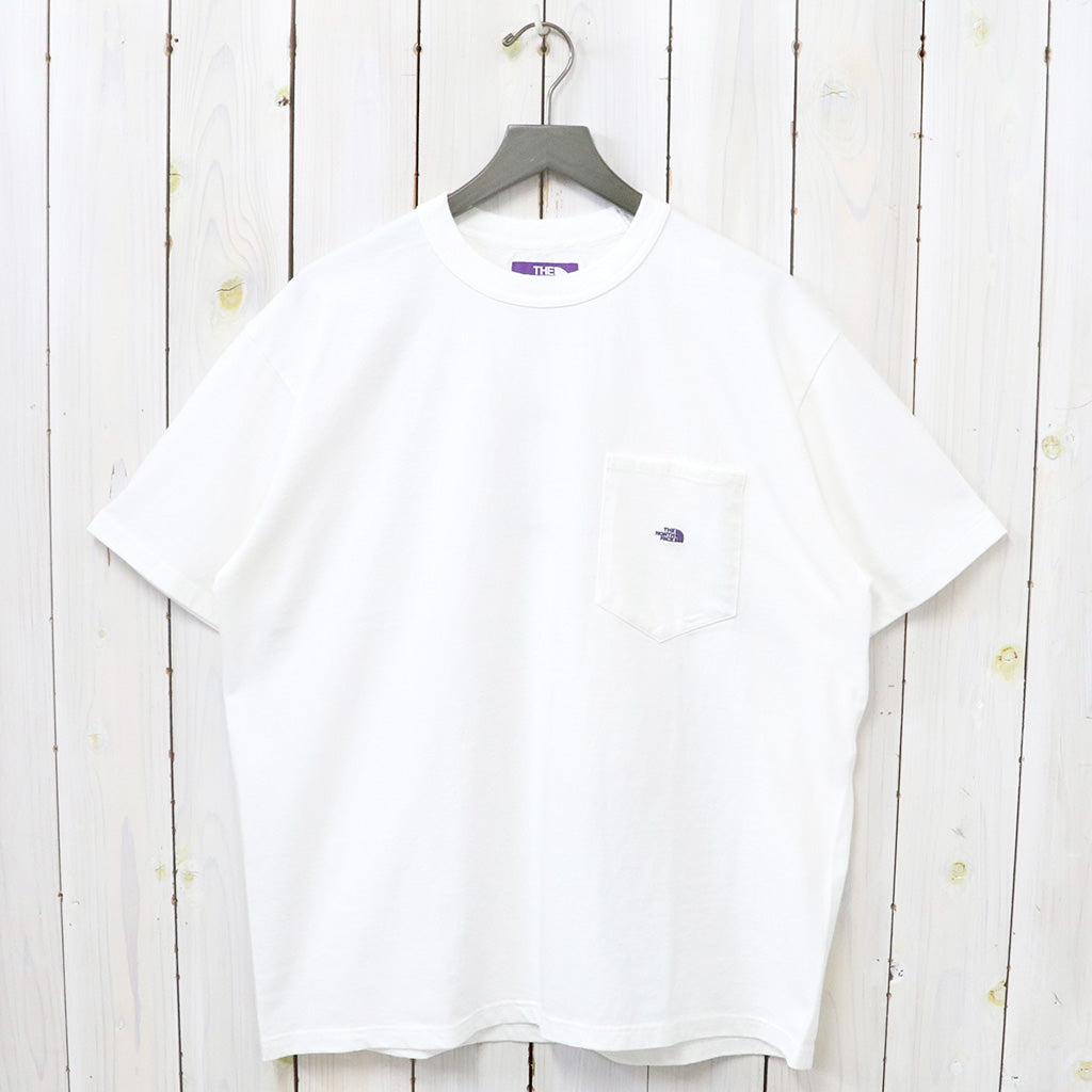 THE NORTH FACE PURPLE LABEL『7oz Pocket Tee』(Off White/Purple)