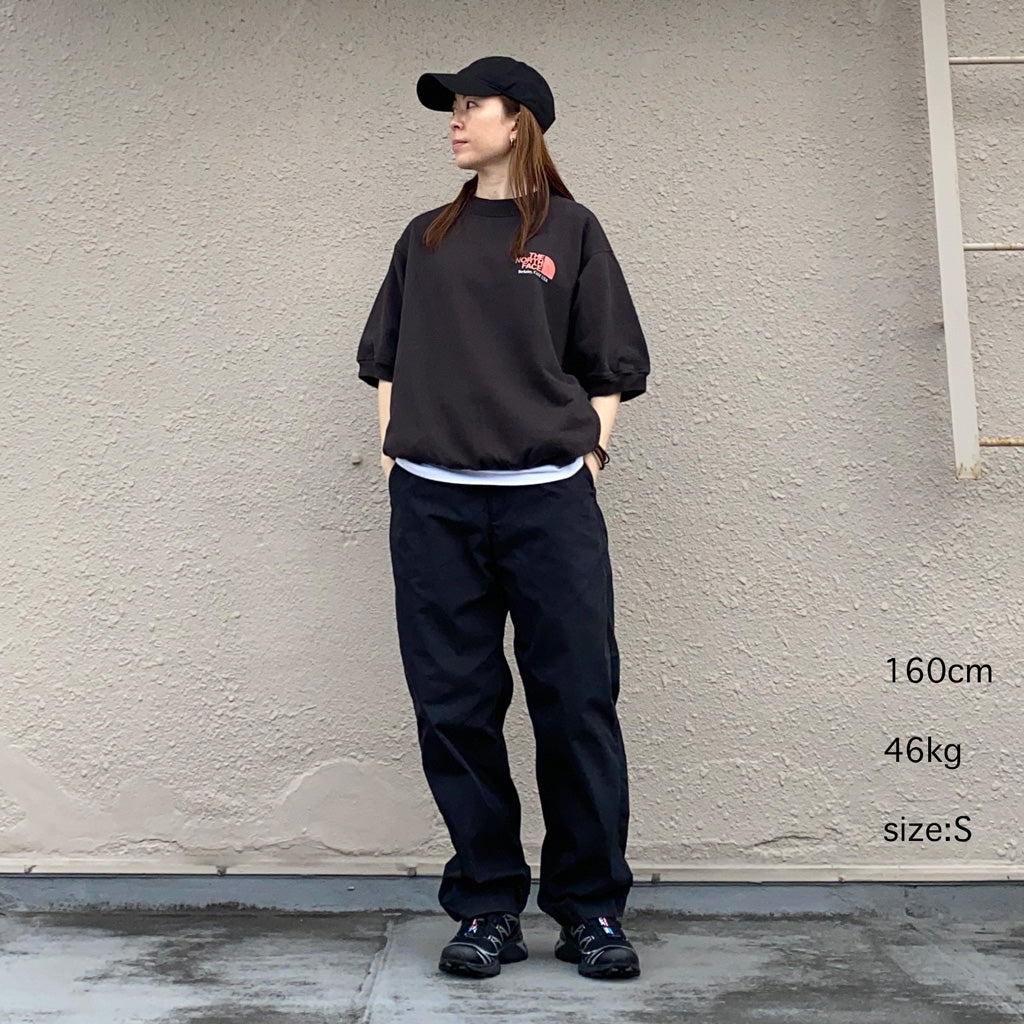 THE NORTH FACE PURPLE LABEL『Field Short Sleeve Sweatshirt』(Black Fade)