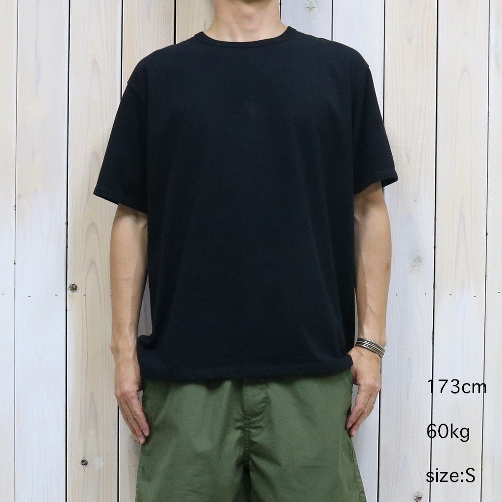 nanamica『COOLMAX Jersey Tee』(Black)