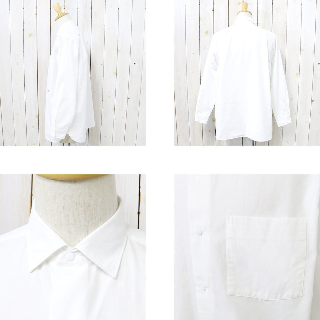 nanamica『Regular Collar Wind Shirt』(Off White)