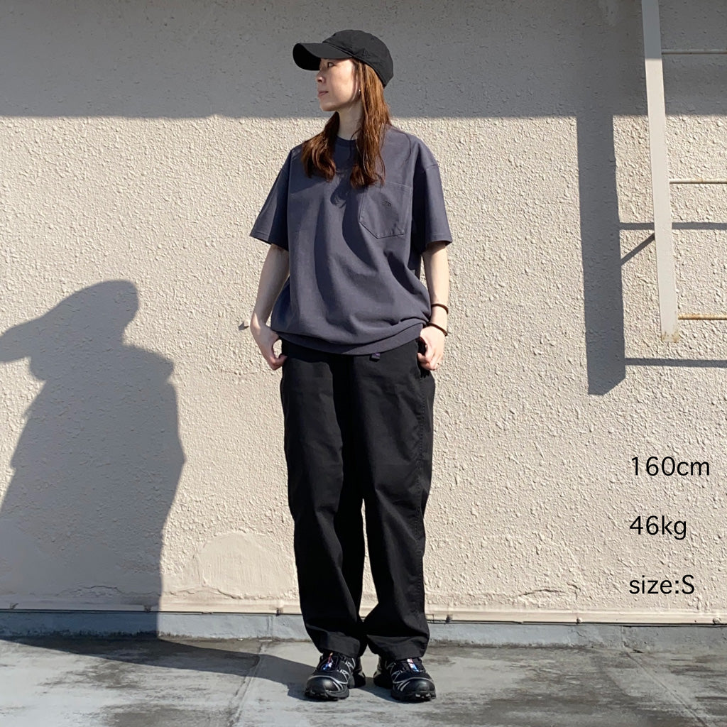 THE NORTH FACE PURPLE LABEL : High Bulky Pocket Tee (Asphalt Gray)