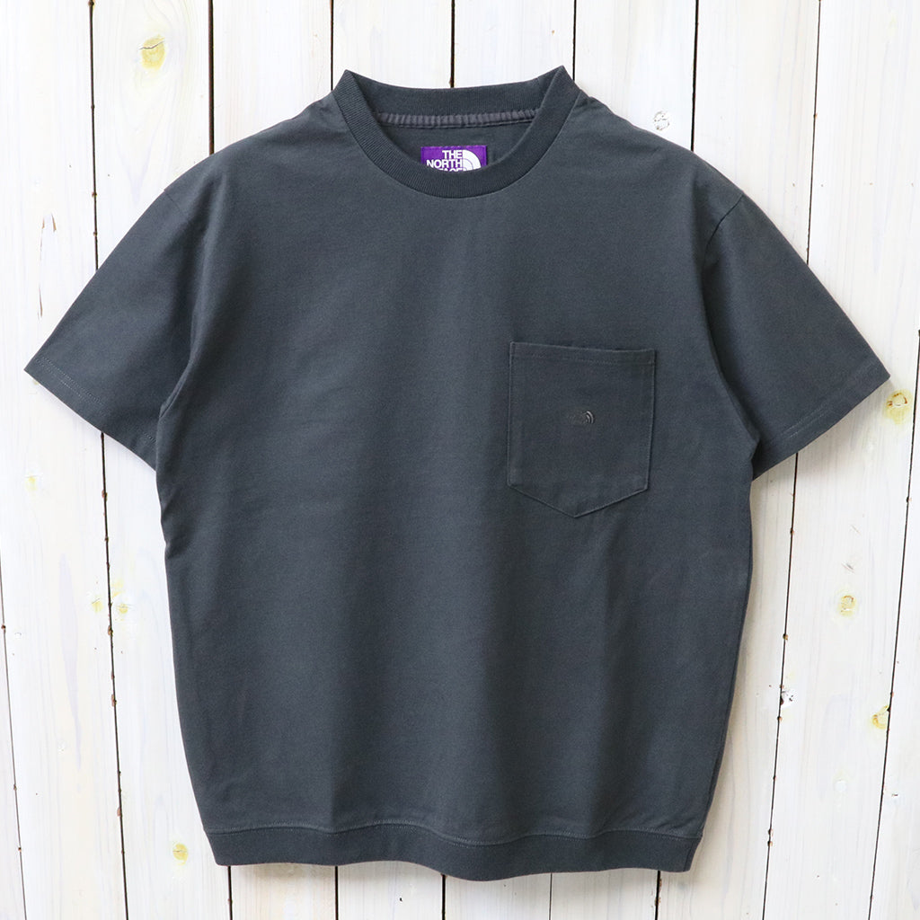 THE NORTH FACE PURPLE LABEL : High Bulky Pocket Tee (Asphalt Gray)
