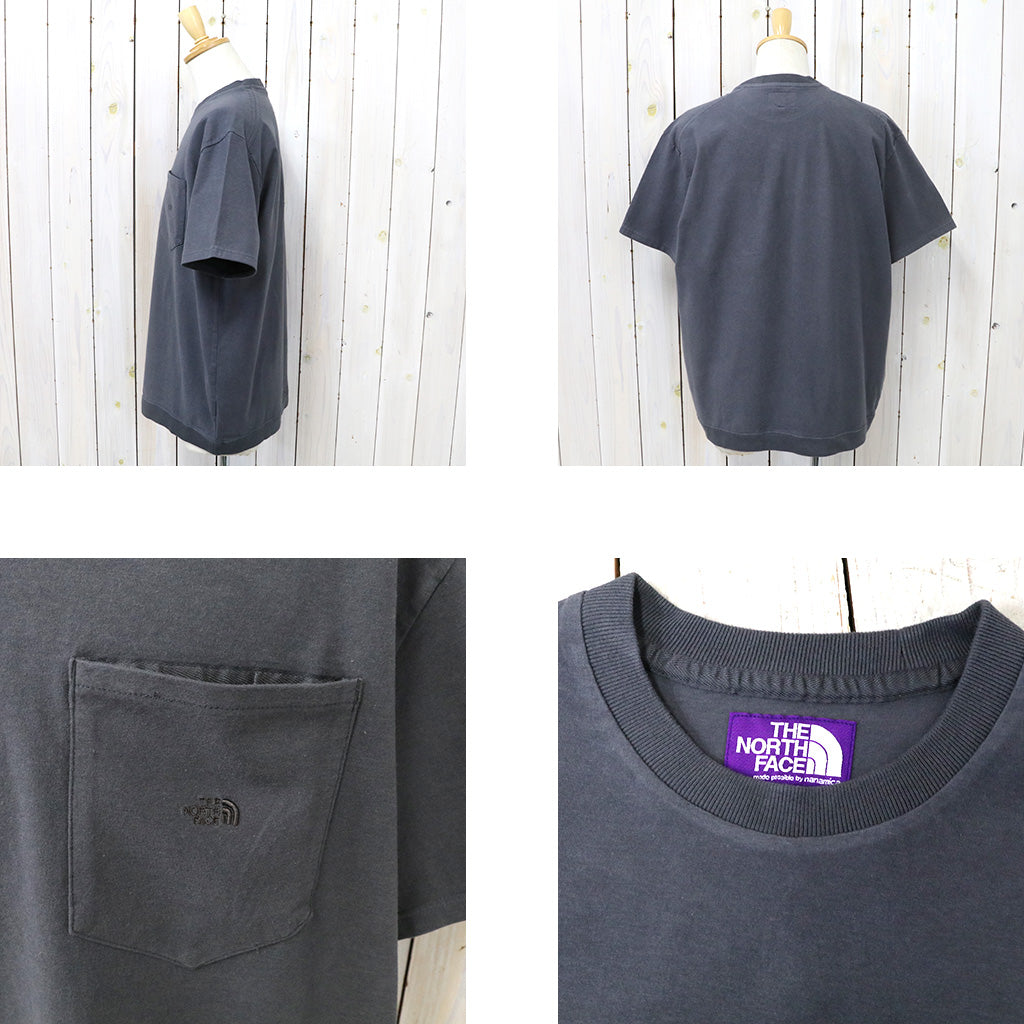 THE NORTH FACE PURPLE LABEL : High Bulky Pocket Tee (Asphalt Gray)