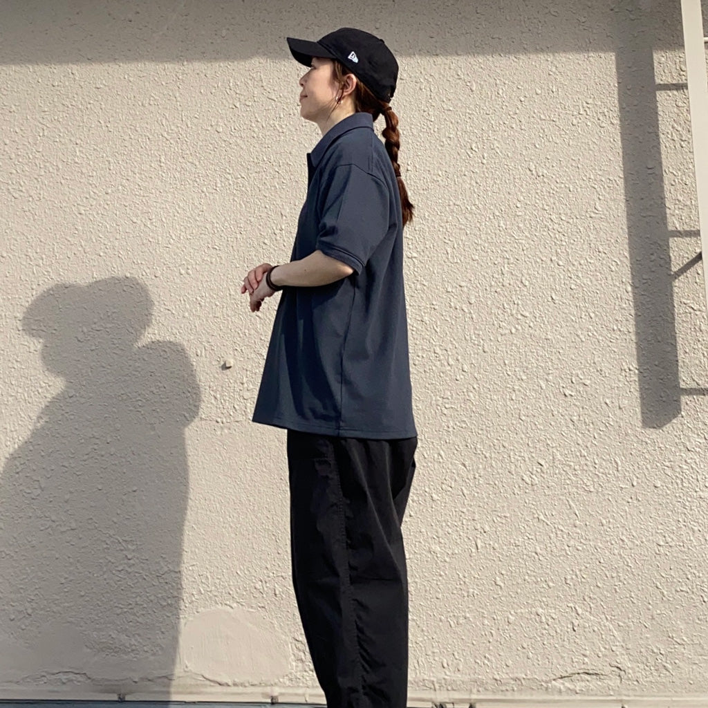 THE NORTH FACE PURPLE LABEL『Moss Stitch Field Short Sleeve Polo』(Asphalt Gray)