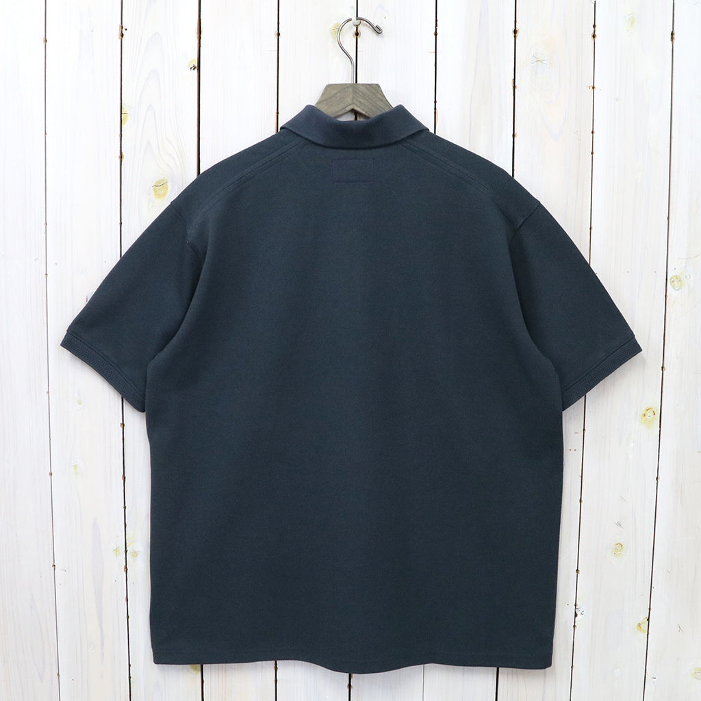 THE NORTH FACE PURPLE LABEL『Moss Stitch Field Short Sleeve Polo』(Asphalt Gray)