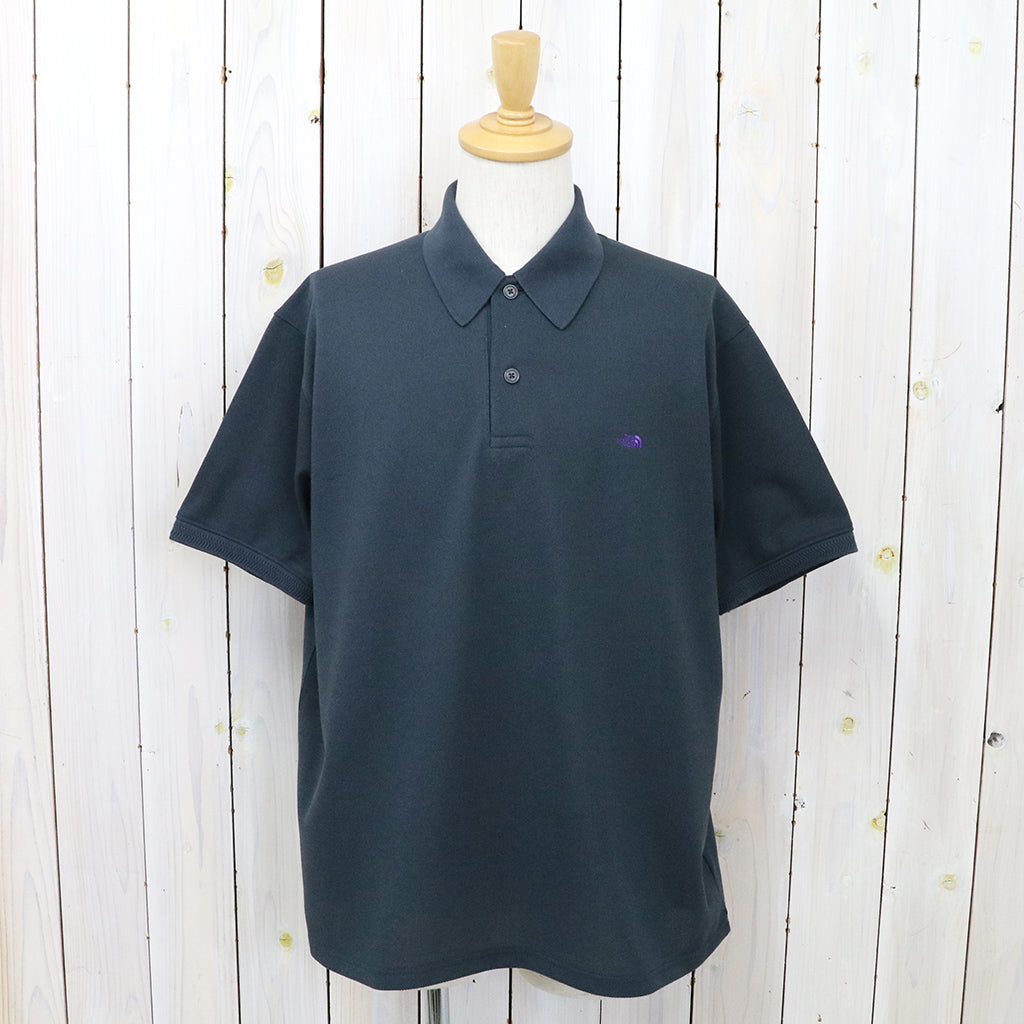THE NORTH FACE PURPLE LABEL『Moss Stitch Field Short Sleeve Polo』(Asphalt Gray)