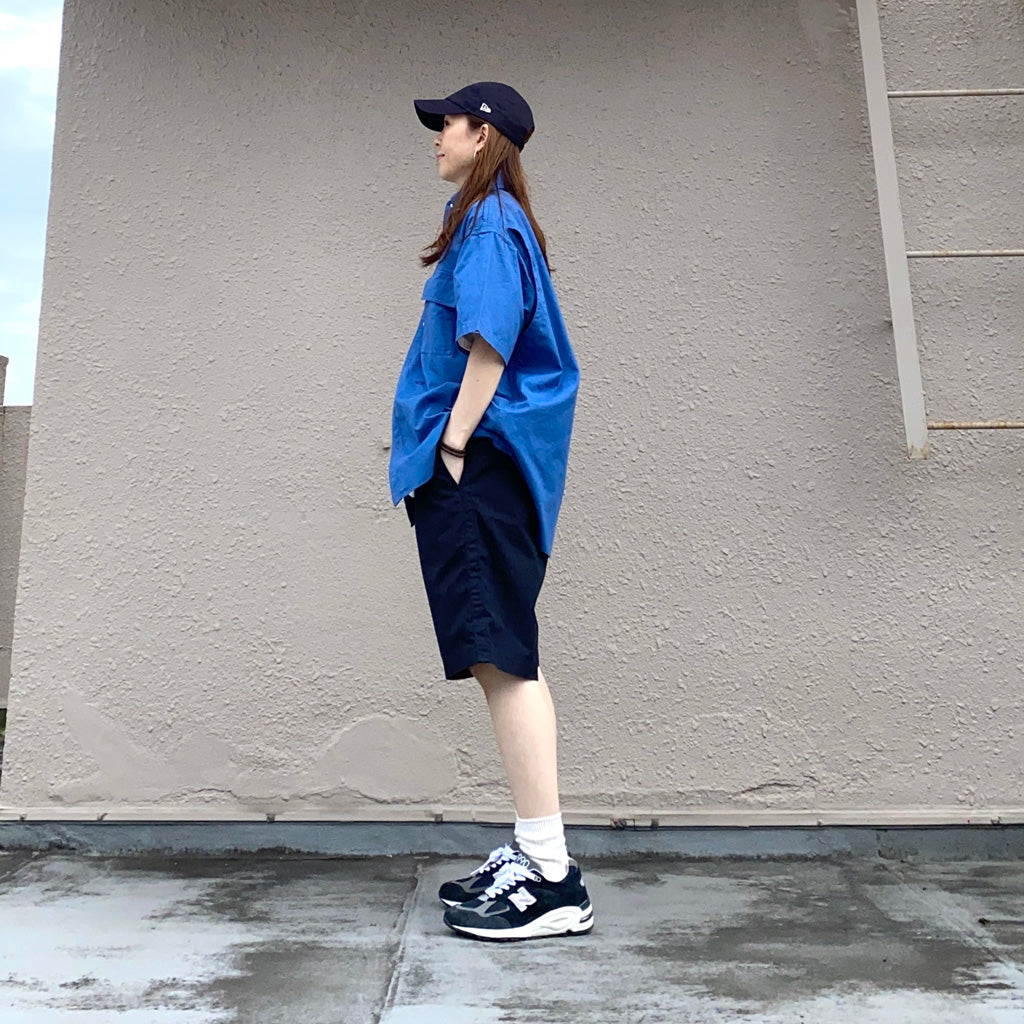 THE NORTH FACE PURPLE LABEL『Button Down Field S/S Shirt』(Blue)
