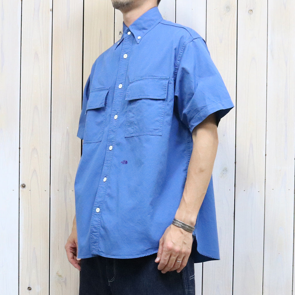 THE NORTH FACE PURPLE LABEL『Button Down Field S/S Shirt』(Blue)