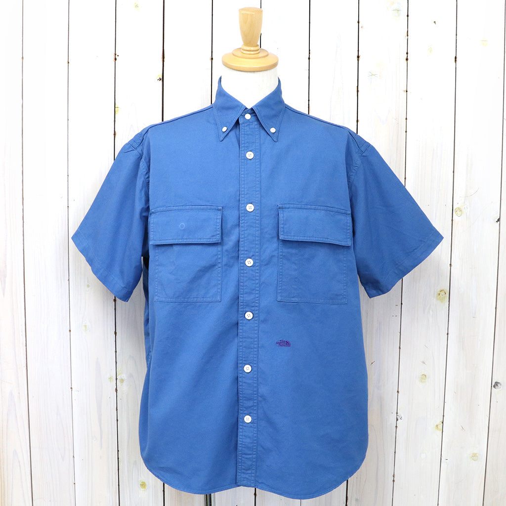 THE NORTH FACE PURPLE LABEL『Button Down Field S/S Shirt』(Blue)
