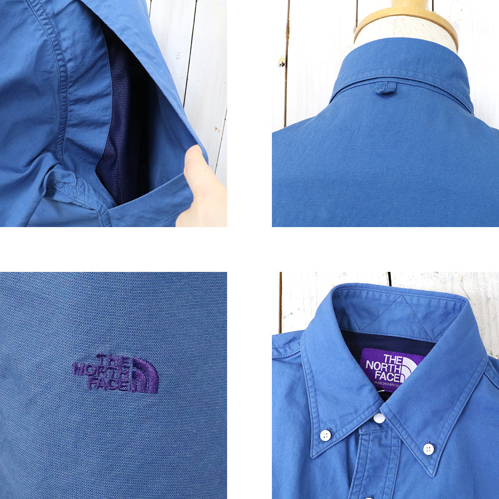 THE NORTH FACE PURPLE LABEL『Button Down Field S/S Shirt』(Blue