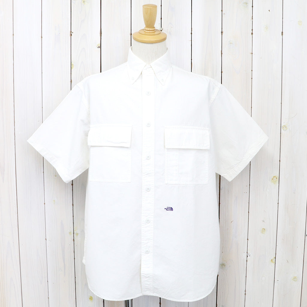 THE NORTH FACE PURPLE LABEL『Button Down Field S/S Shirt』(White)