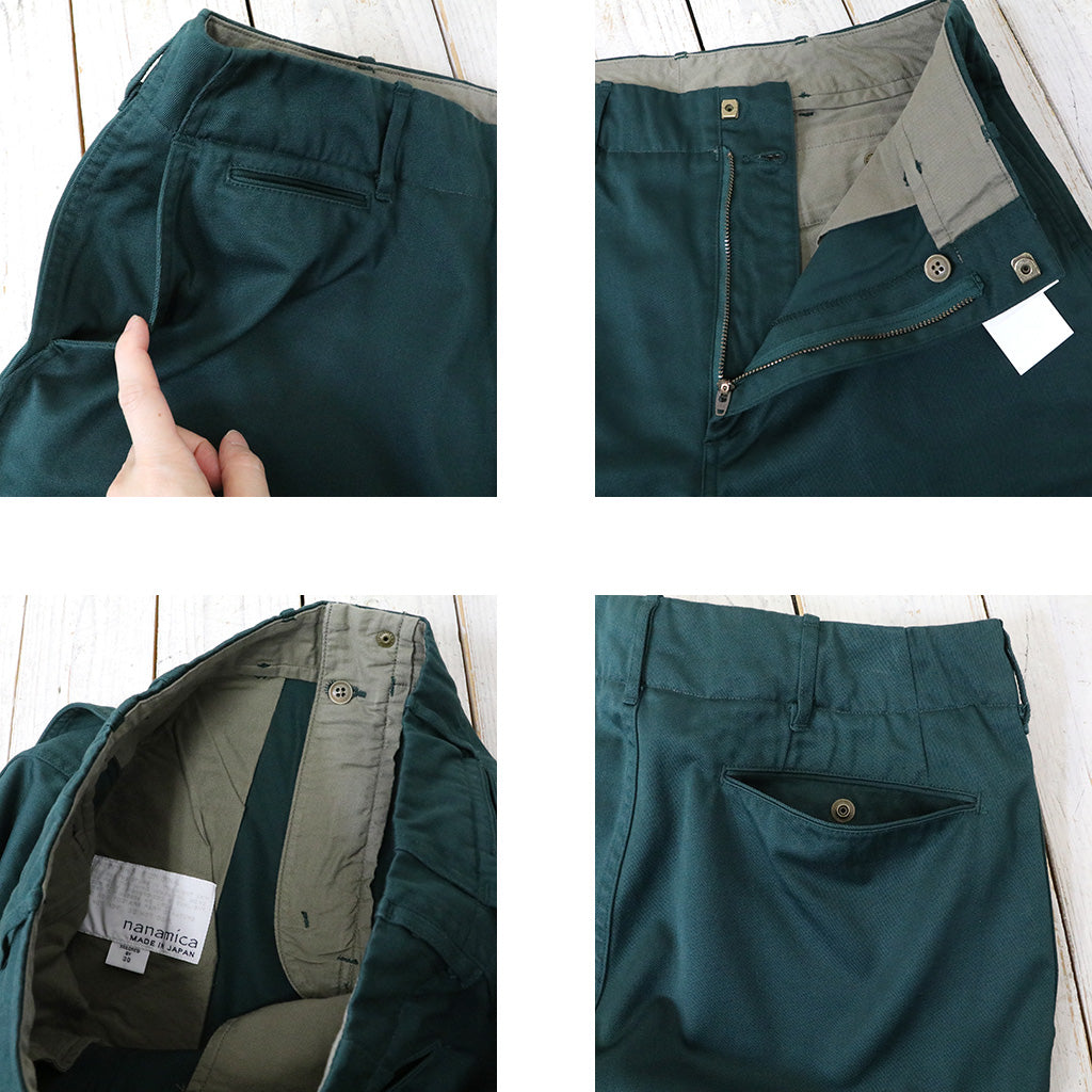 nanamica『Chino Shorts』(Green)