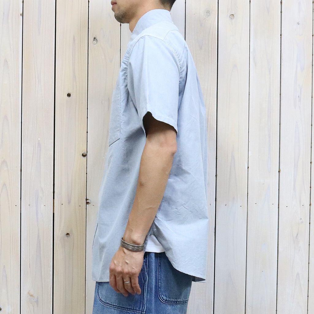 nanamica『Button Down Wind S/S Shirt』(Grayish Navy)
