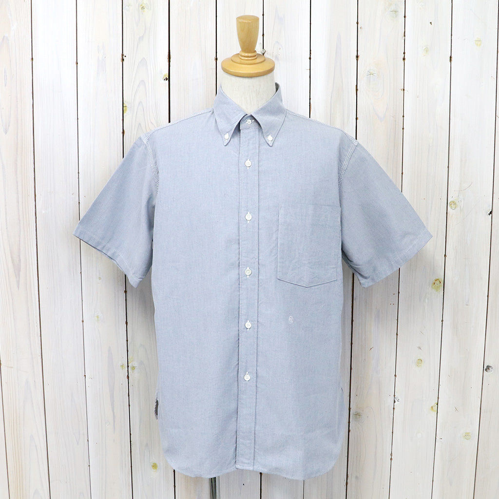 nanamica『Button Down Wind S/S Shirt』(Grayish Navy)