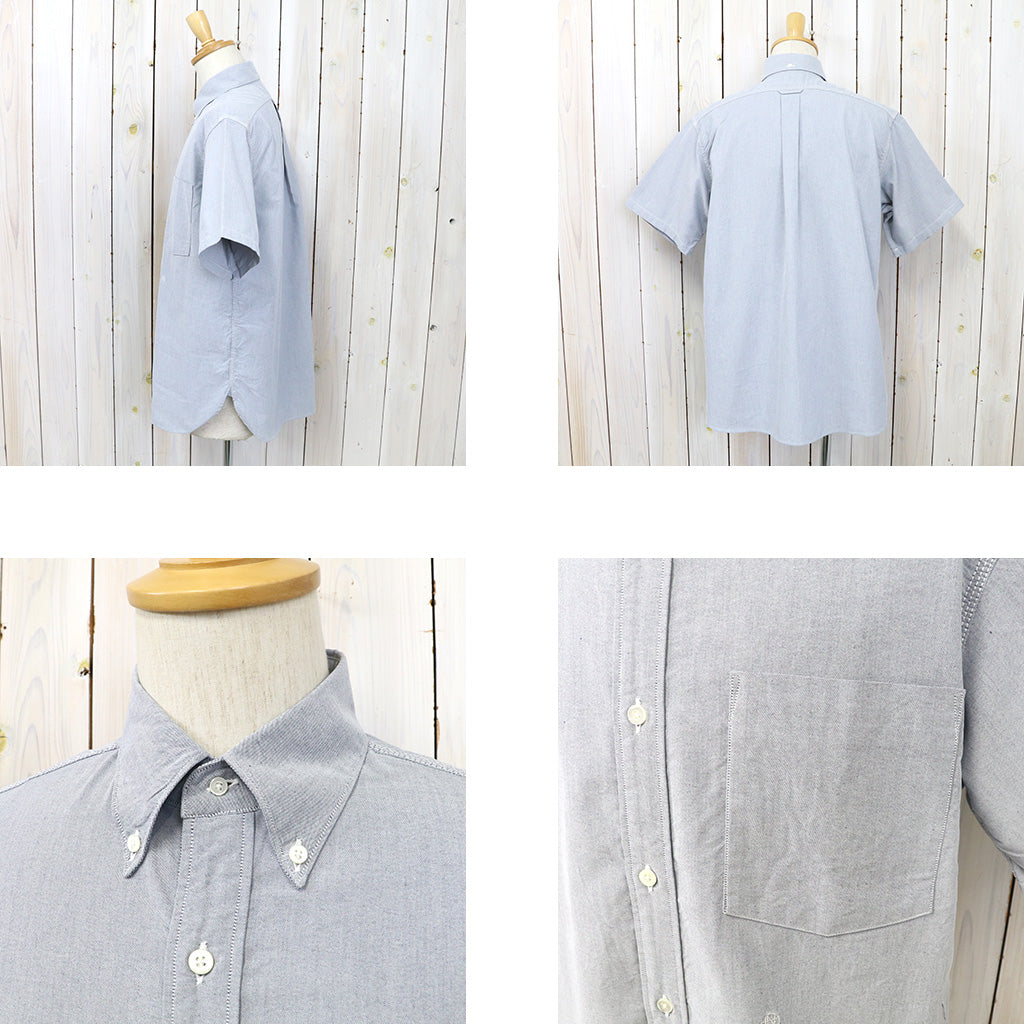 nanamica『Button Down Wind S/S Shirt』(Grayish Navy)