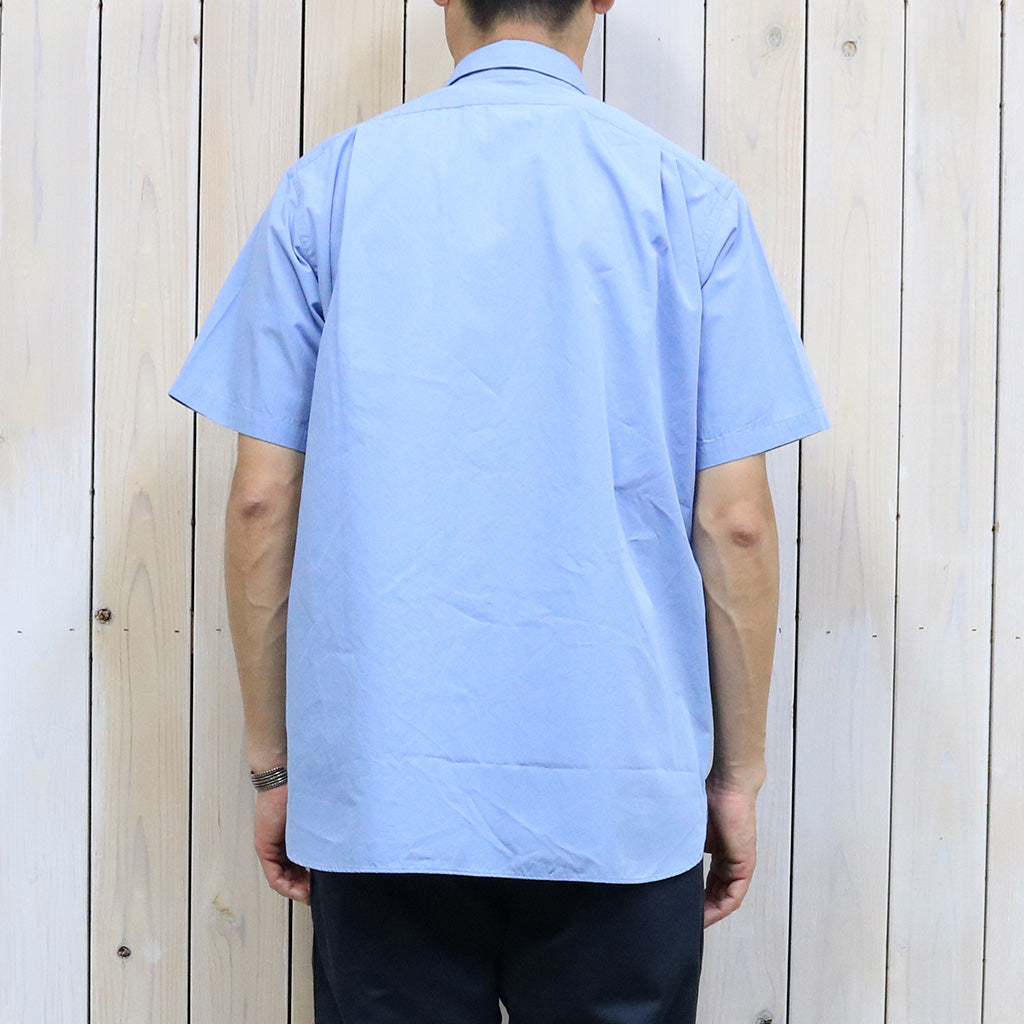 【SALE30%OFF】nanamica『Regular Collar Wind S/S Shirt』(Sax)