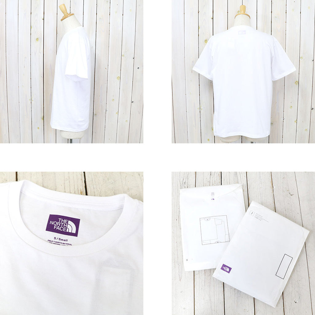 THE NORTH FACE PURPLE LABEL『Pack Field Tee』(White/Navy)