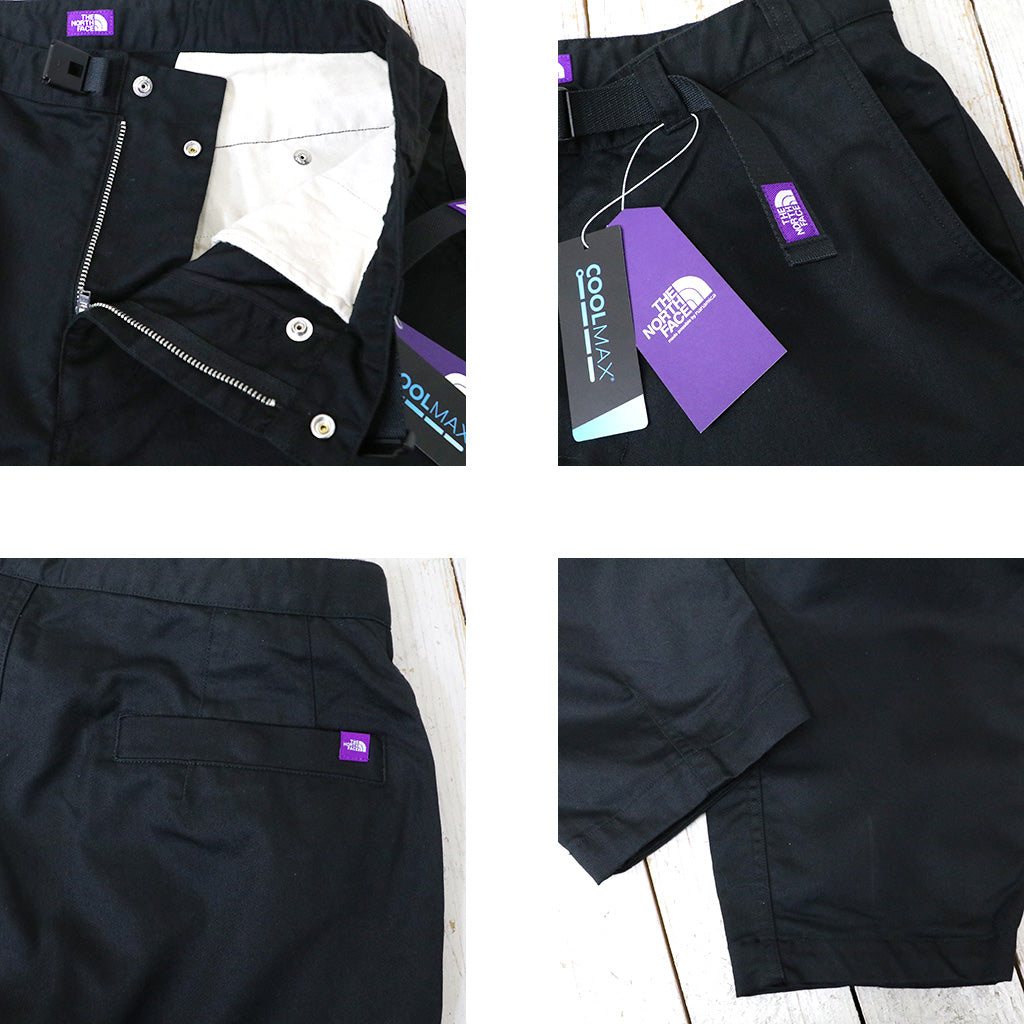 THE NORTH FACE PURPLE LABEL『COOLMAX Chino Wide Tapered Pants』(Balck)