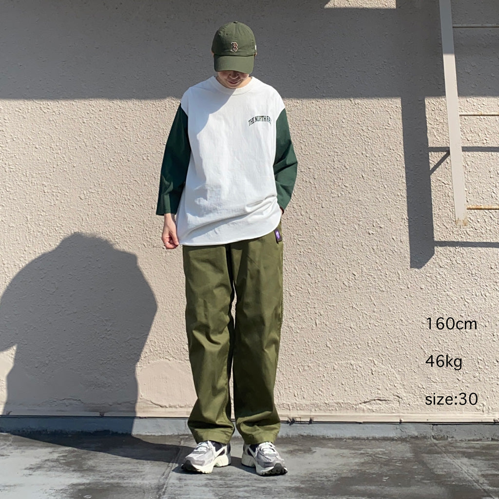 THE NORTH FACE PURPLE LABEL『COOLMAX Chino Wide Tapered Pants』(Khaki Green)