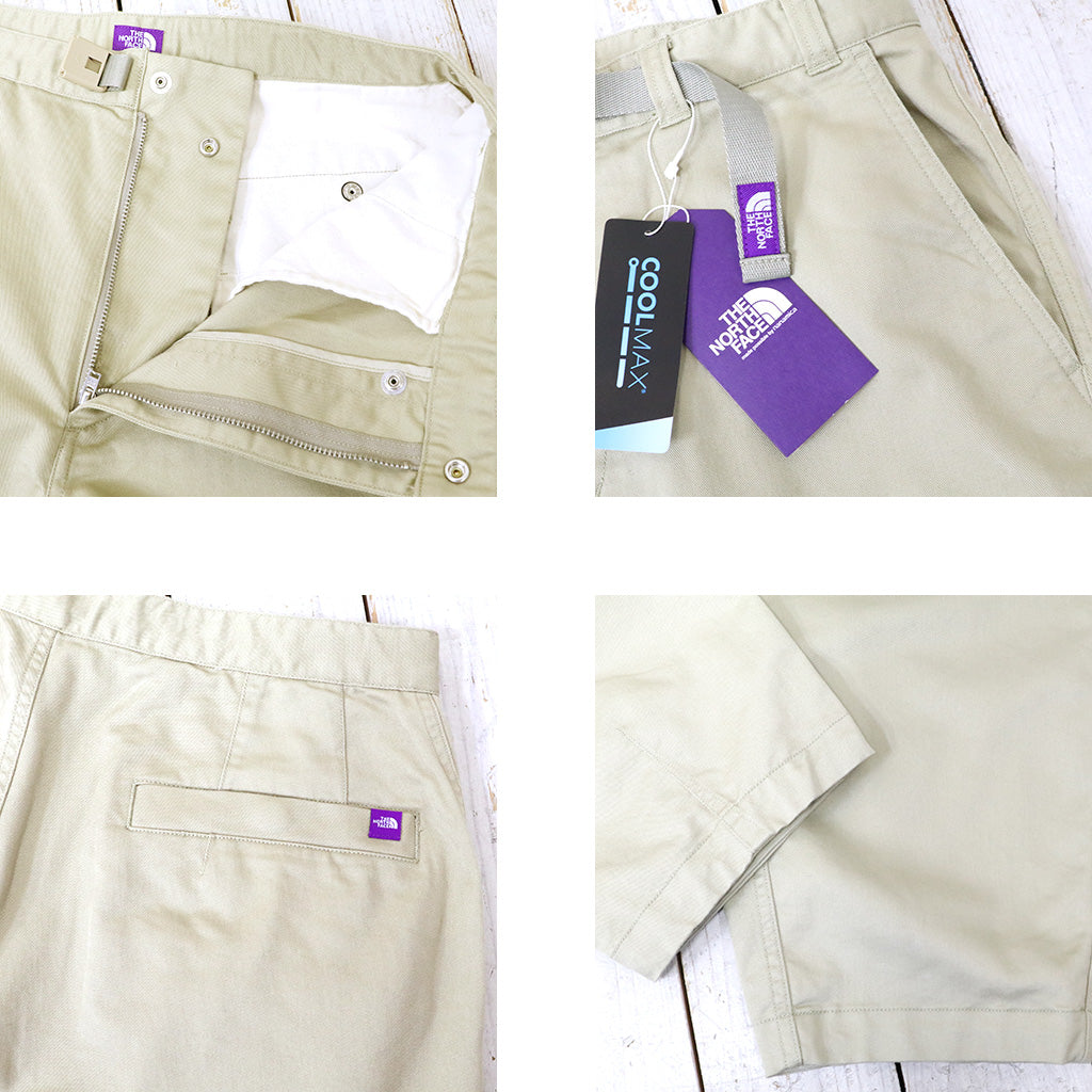 THE NORTH FACE PURPLE LABEL『COOLMAX Chino Wide Tapered Pants』(Beige)