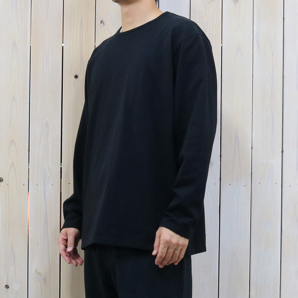 nanamica『COOLMAX Jersey L/S Tee』(Black)