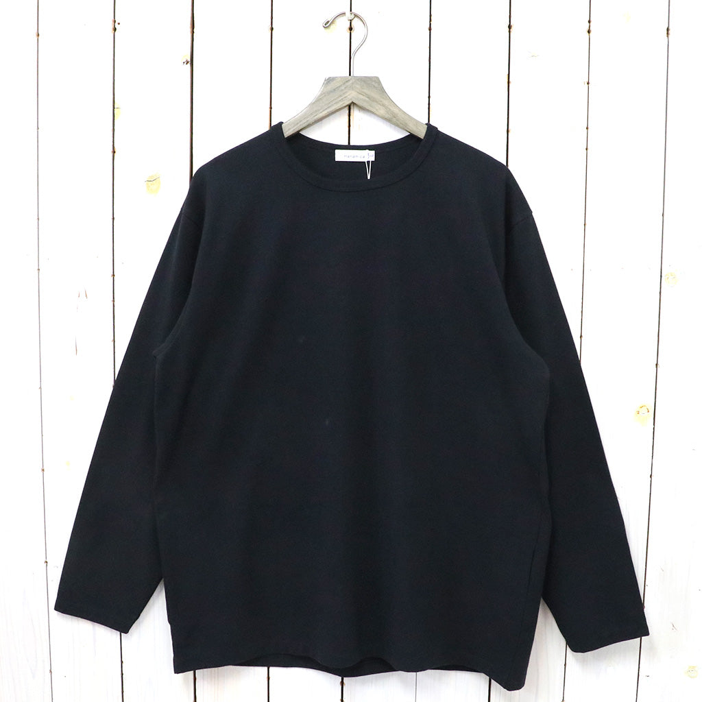 nanamica『COOLMAX Jersey L/S Tee』(Black)