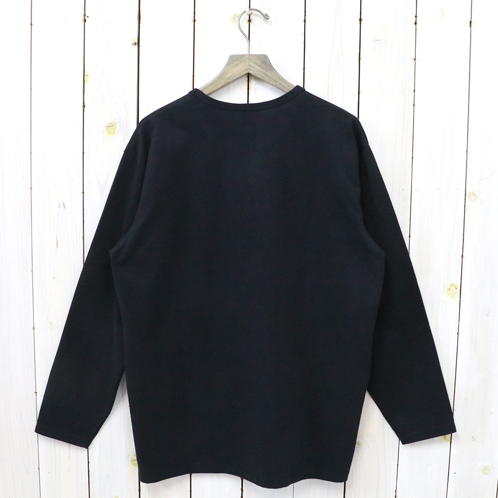 nanamica『COOLMAX Jersey L/S Tee』(Black)