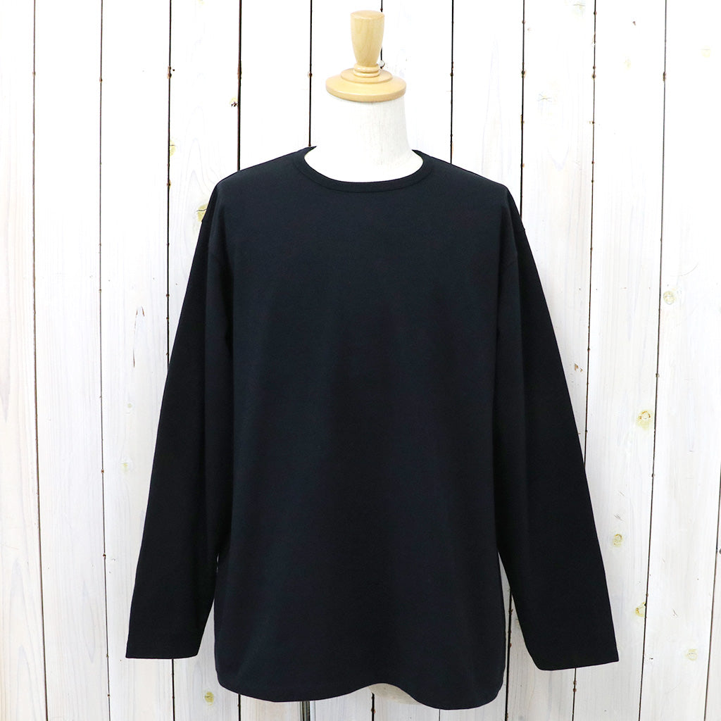 nanamica『COOLMAX Jersey L/S Tee』(Black)