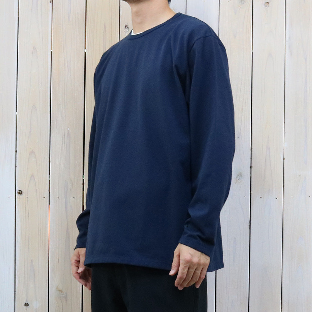 nanamica『COOLMAX Jersey L/S Tee』(Navy)