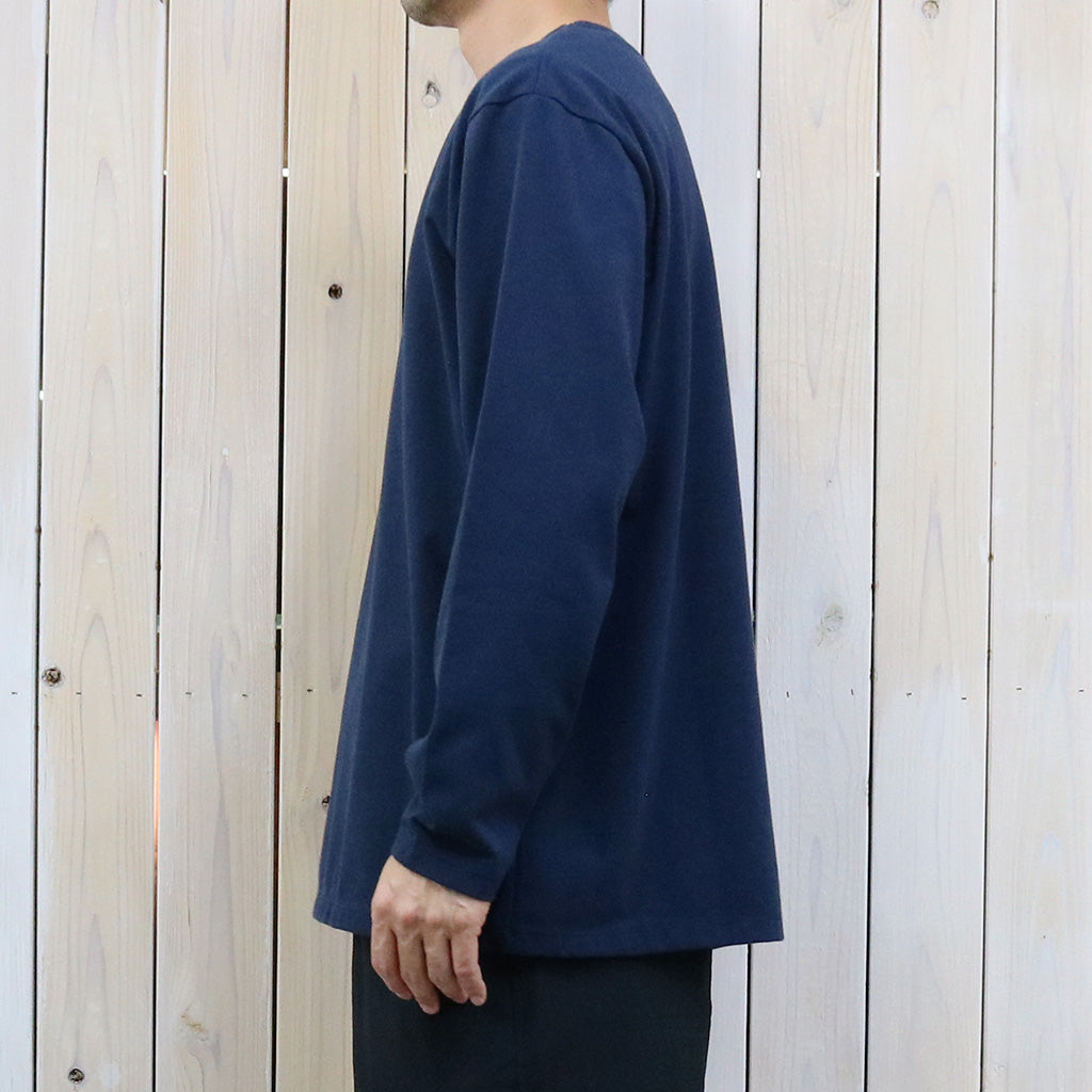 nanamica『COOLMAX Jersey L/S Tee』(Navy)