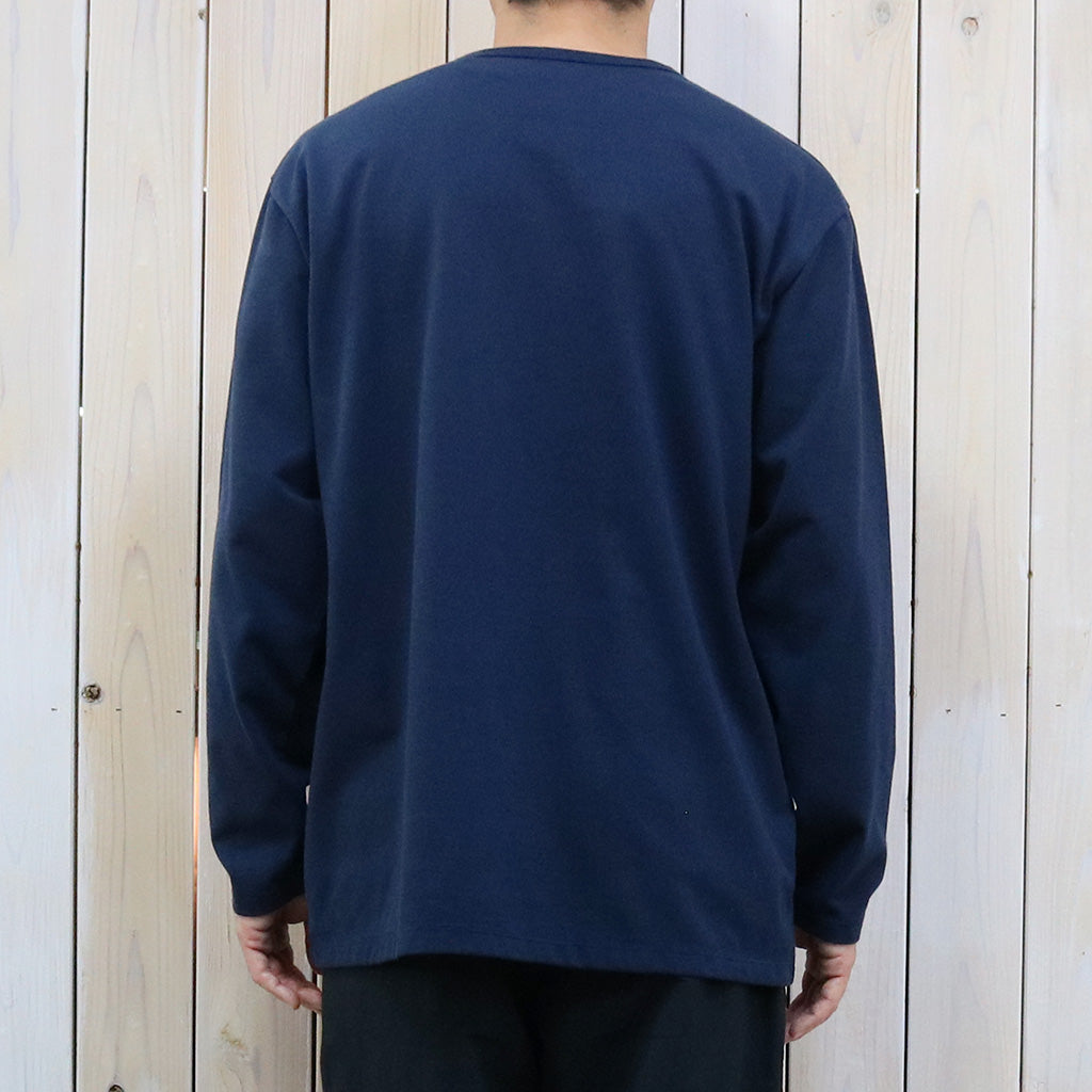 nanamica『COOLMAX Jersey L/S Tee』(Navy)