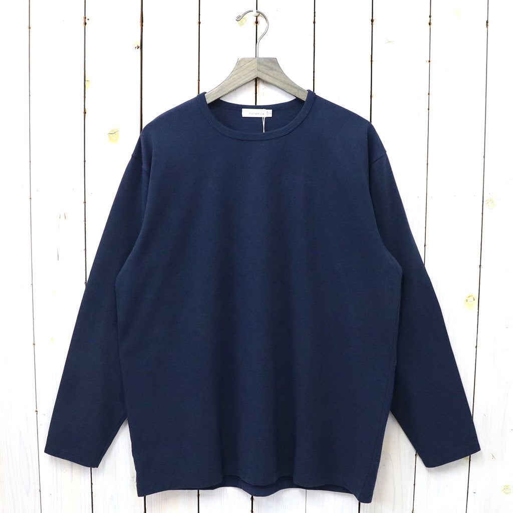 nanamica『COOLMAX Jersey L/S Tee』(Navy)