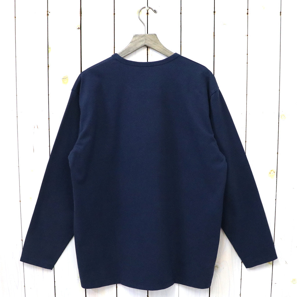 nanamica『COOLMAX Jersey L/S Tee』(Navy)