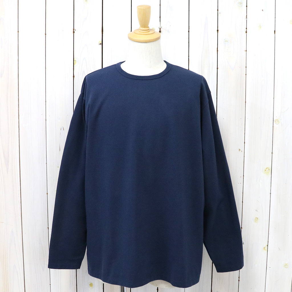 nanamica『COOLMAX Jersey L/S Tee』(Navy)