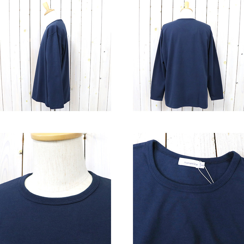 nanamica『COOLMAX Jersey L/S Tee』(Navy)