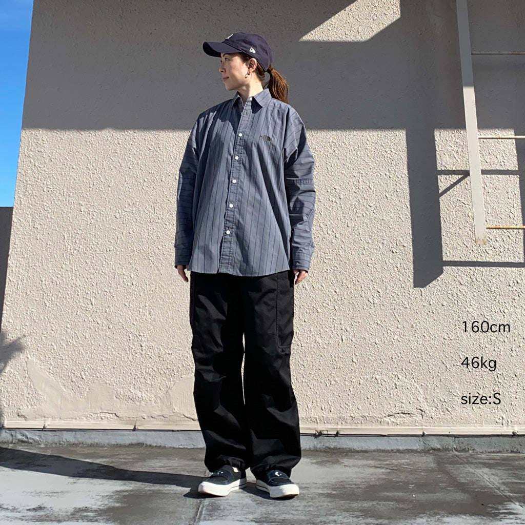 THE NORTH FACE PURPLE LABEL『Striped Field Shirt』(Asphalt Gray)