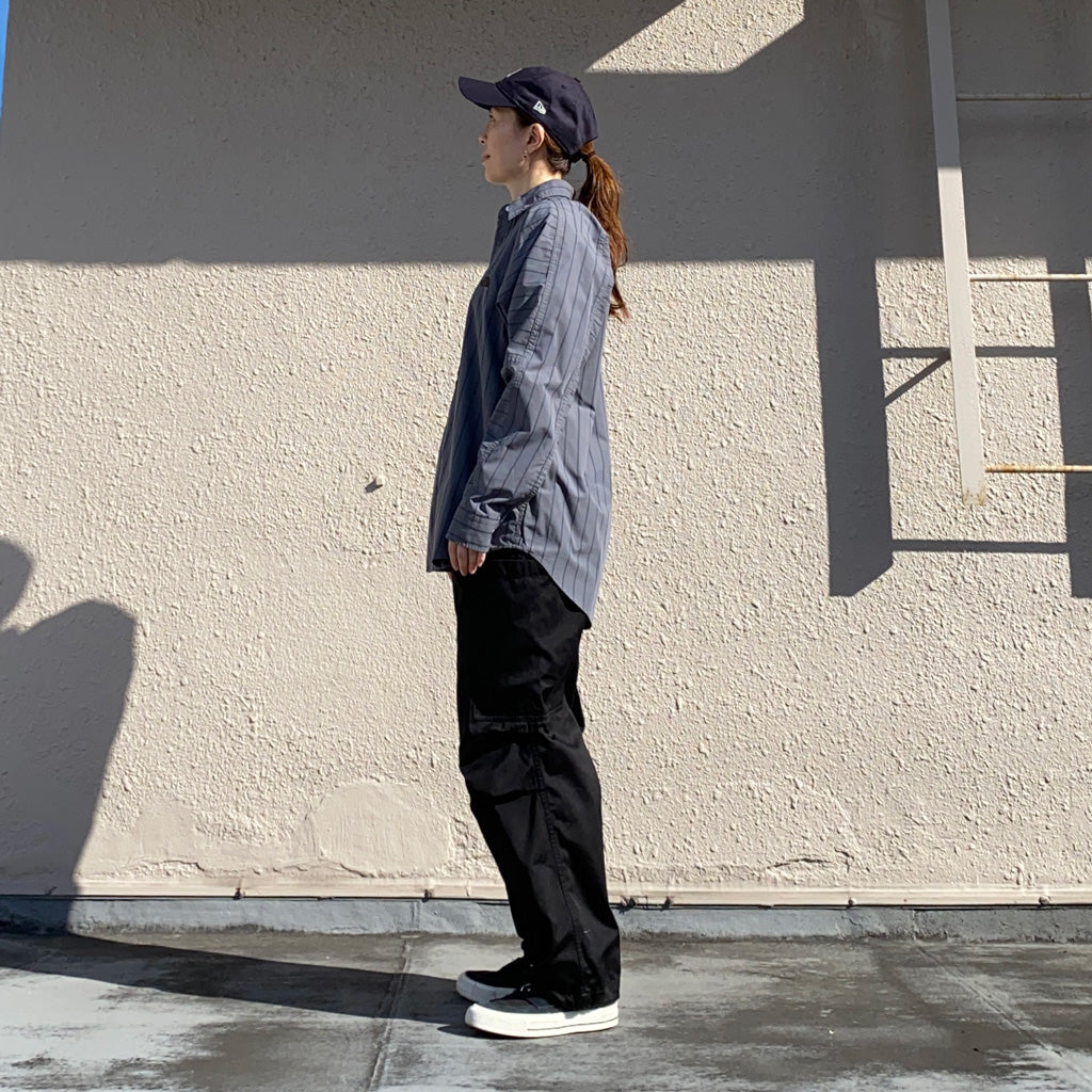 THE NORTH FACE PURPLE LABEL『Striped Field Shirt』(Asphalt Gray)