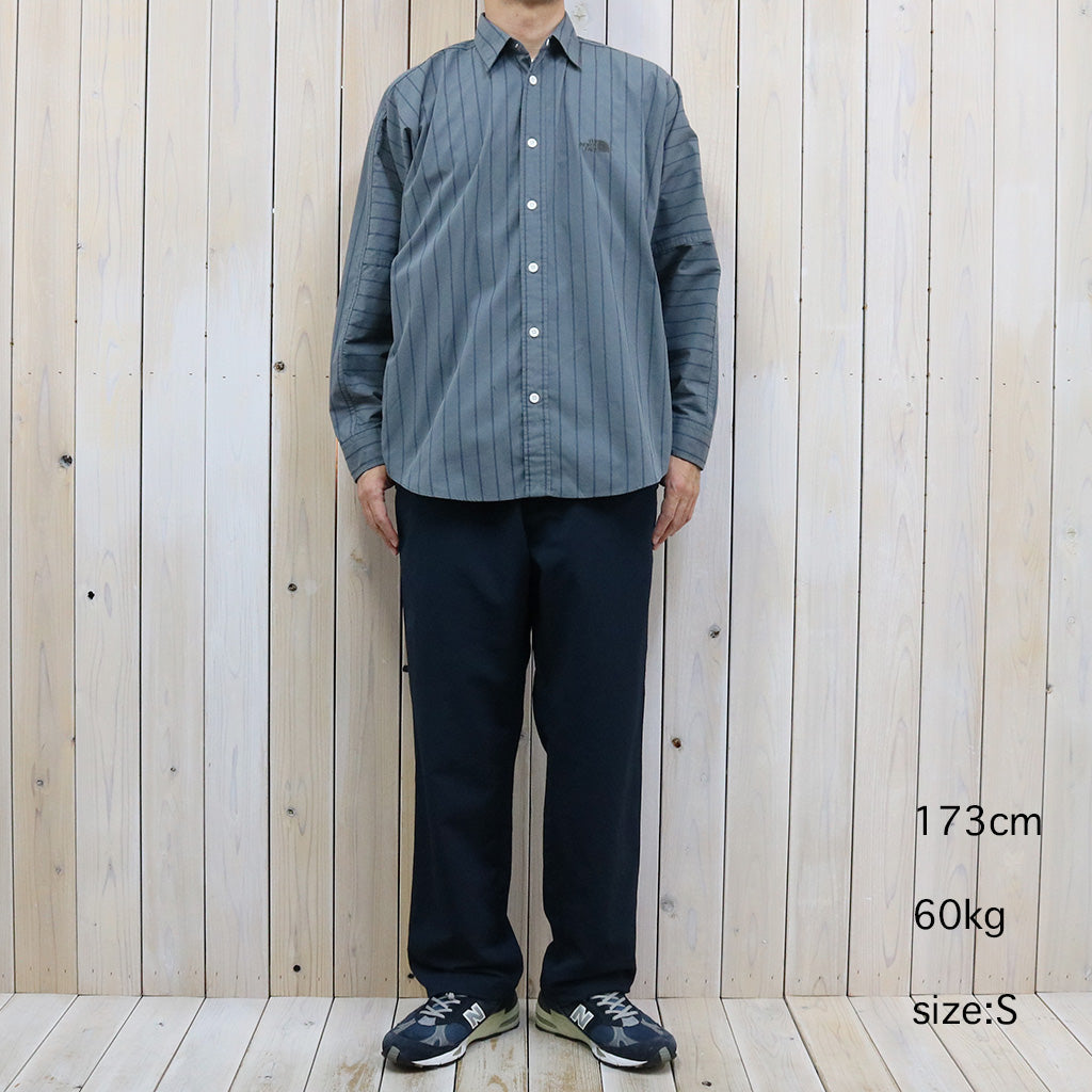 THE NORTH FACE PURPLE LABEL『Striped Field Shirt』(Asphalt Gray)