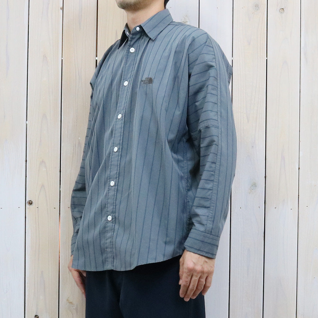 THE NORTH FACE PURPLE LABEL『Striped Field Shirt』(Asphalt Gray)