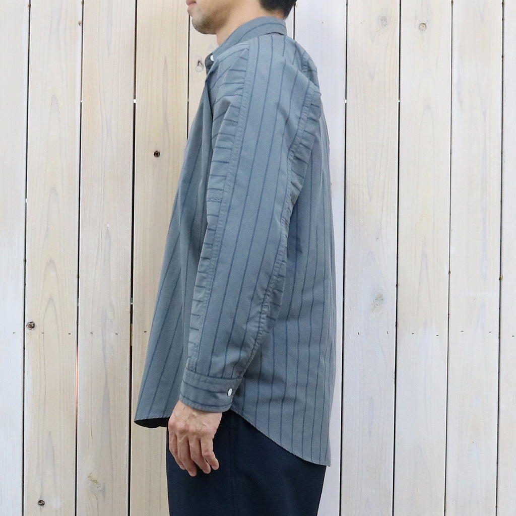 THE NORTH FACE PURPLE LABEL『Striped Field Shirt』(Asphalt Gray)