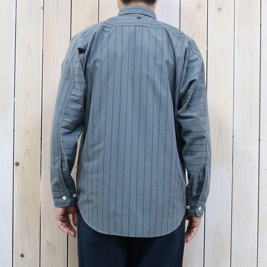 THE NORTH FACE PURPLE LABEL『Striped Field Shirt』(Asphalt Gray)