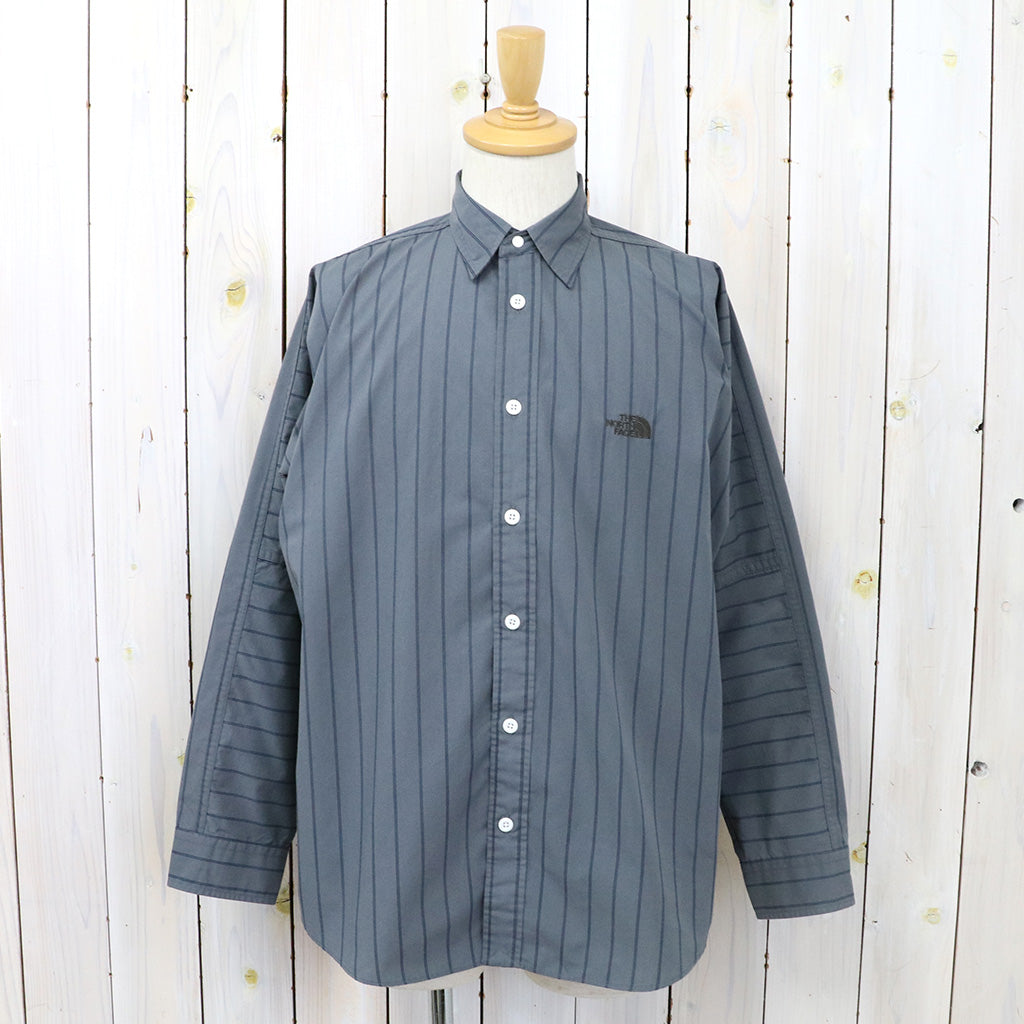 THE NORTH FACE PURPLE LABEL『Striped Field Shirt』(Asphalt Gray)